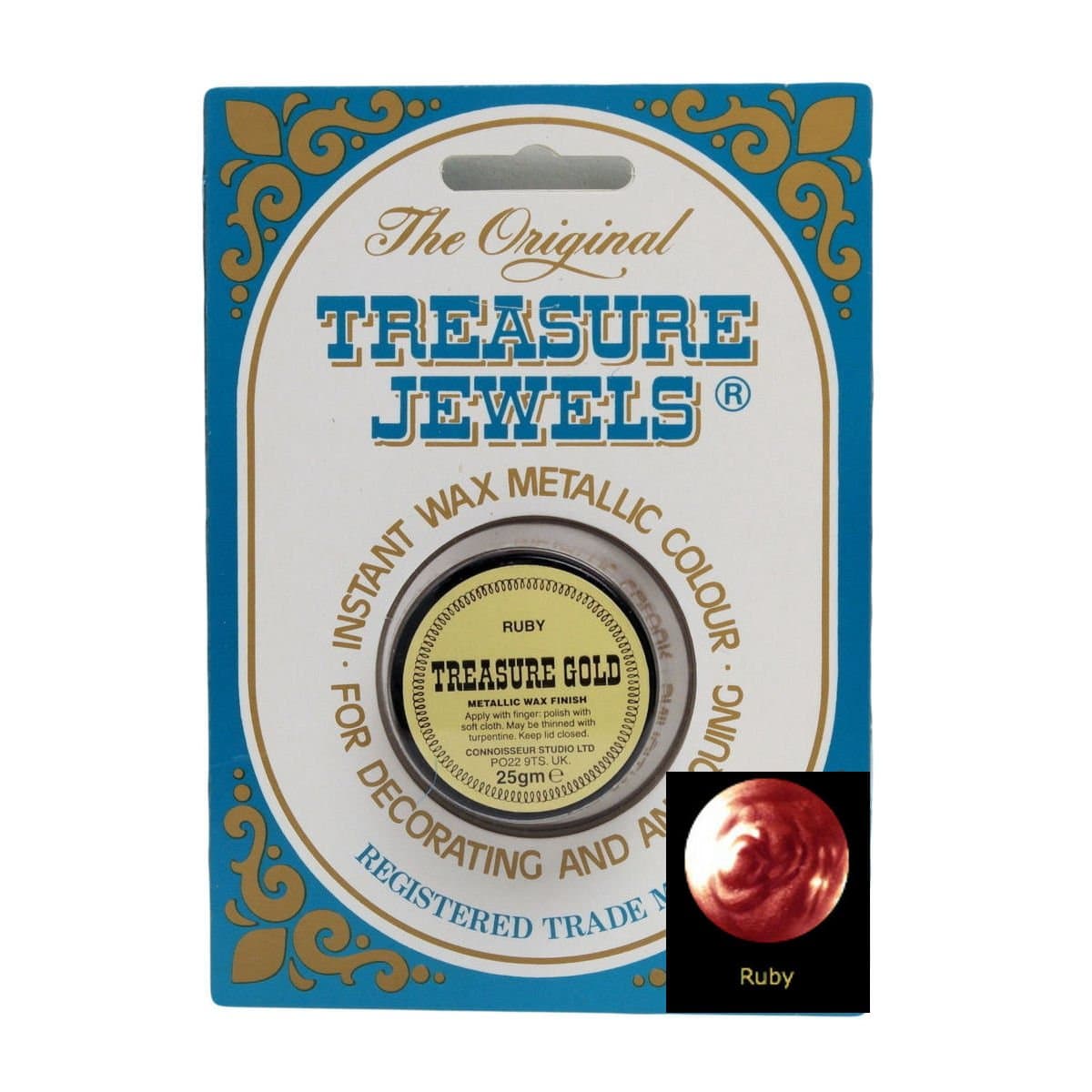 Treasure Jewels Metallic Gilding Wax 25g - Ruby