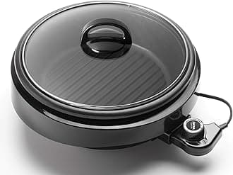 Aroma Grillet 3-in-1 Indoor Grill, Black