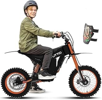 Tuttio Soleil01 48V Electric-Dirt-Bike Electric-Motorcycle Off-Road-Electric-Bike - with 21AH Battery 15-37MPH&18-43Miles Dirtbike 3-Speed Modes Motorcycle for Teens Ages 13+(Immediate-Delivery)