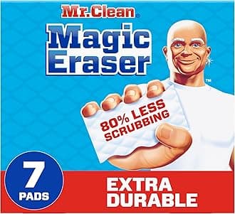 Magic Eraser Extra Durable Cleaning Pads with Durafoam, 7 Count