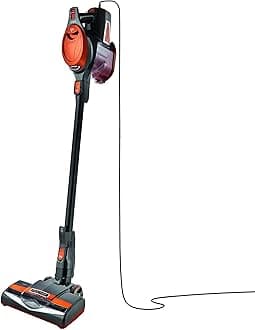 Rocket Ultra-Light Corded Bagless Vacuum for Carpet and Hard Floor Cleaning with Swivel Steering (HV301), Gray/Orange