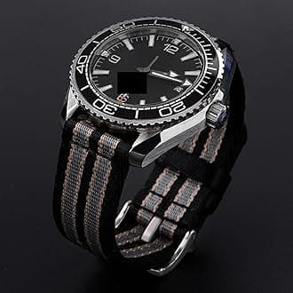 Nylon Watch Strap 20mm 22mm for Quartz Watch Smart Watch Woven Canvas Strap