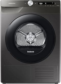 Series 5+ DV90T5240AN/S1 with OptimalDry™, Freestanding Heat Pump Tumble Dryer, 9 kg, Graphite, A+++ Rated, Decibel rating: 63, EU Acoustic Class: B