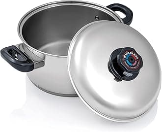 Precise Heat 5-1/2-Quart Surgical Stainless-Steel Stockpot