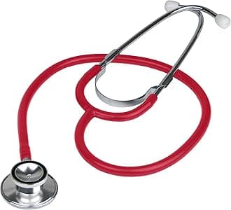 Dual Head Stethoscope - Red
