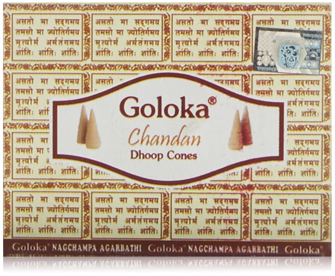 Goloka Chandan Incense Cones 10/count