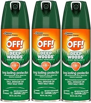 Off Deep Woods Insect Repellent 6oz (3 Pack)