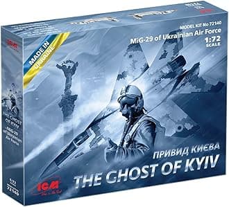 ICM 72140 1/72 Ukrainian Air Force MiG-29 Ghost of Kiu Plastic Model