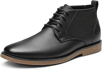 Men's Chukka Boots Dress Ankle Boots,BLACK,Size 8,CHUKKA-1