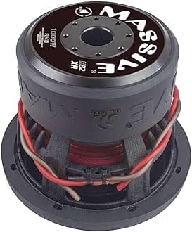 H82XR - 8" 1000 Watts RMS - 2000w MAX Dual 2 Ohm 2.5" V.C. Cast Basket Subwoofer