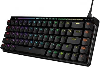 ASUS ROG Falchion Ace HFX Gaming Keyboard, Rapid Trigger, Magnetic Key Switch, 65% Layout, Wired, Polling Rate 8000Hz, High-Speed Response, Silent Gaming Keyboard, Cover Case Included, Aura Sync