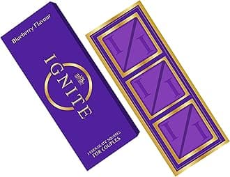 MBDH Wellness Ignite Chocolate Bars (1 Box) | Luxurious Blueberry flavour Chocolate for Uplifting Mood & Vitality | Ideal for Men & Women, Vegetarian and Gluten-Free Delight