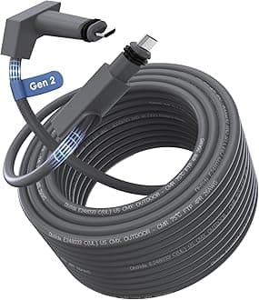 Starlink Cable 33 FT, CMX CMR Rated 26AWG, Gen 2 Rectangular Satellite Replacement, Extension for Starlink Actuated Gen 2