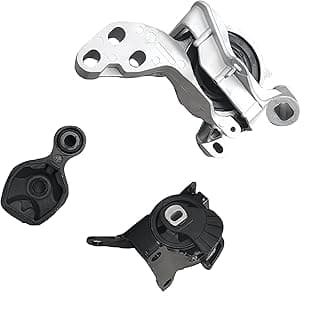 3-Piece Engine Motor Mount Kit - Compatible with Mazda 3 (2014-2018) & Mazda 6 (2014-2017) - Direct Replacement for A4446, A4439, A4438 - Complete Set of 3 Mounts