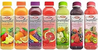 OKF Smoothie, Multi Vitamin Premium New Drink, 16.9 Fluid Ounce (7 Flavor Variety Pack, 10 Pack)