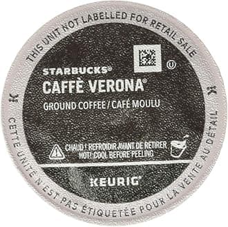 Caffe Verona Dark, K-Cup for Keurig Brewers, 24 Count (Pack of 4)