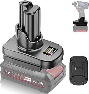 TPDL EIN18BS12 Battery Adapter for Einhell to Bosch Professional 12 V System GBA Tools, Battery Adapter Converter for Einhell 18 V Power X-Change Battery for Bosch 12 V Series Power Tool