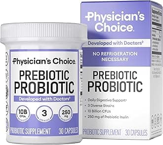 Prebiotic-Probiotic - Multi-Strain Probiotics & Synergistic Prebiotics -Designed for Digestive Health, Supporting Gut Microbiome - Powerful PrePro for Gut Health - for Women & Men