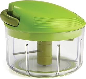 – Kuhn Rikon Pull Chop, Vegetable Chopper with Stainless Steel Blades, Food Chopper with Non-Slip Base, Easy to Use Fruit Cutter and Onion Chopper, Essential Kitchen Accessories - 3 Year Guarantee