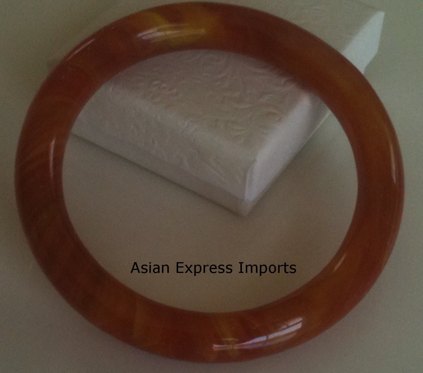 Maroon Bangle Bracelet with Exciting Yellow Veins