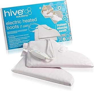 Hive Heated Pedicure Boots – Professional Heated Booties for Pedicures, Softening Hard Skin & Enhancing Foot Treatments – Pair