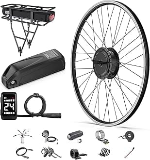 BAFANG G020 48V 500W Front Hub Motor Electric Bike Conversion Kit for 26"/700C Wheel Drive Engine with LCD Display &Optional Ebike Battery