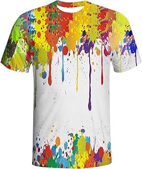 T-Shirts for Men Boys 3D Printed T-Shirts Short Sleeve Graphic Tees Shirt
