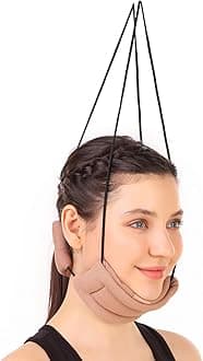 Cervical Neck Traction Belt | Head Holder Hanging Cervical Neck Stretcher for Therapy, Pain Relief & Spine Alignment | Neck Support for Cervical Spondylosis & Injury Recovery – One Size