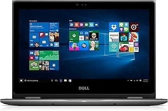 Dell i5368-10024GRY 13.3" FHD 2-in-1 Laptop (Intel Core i7-6500U 2.5GHz Processor, 8 GB RAM, 256 GB SDD, Windows 10 Microsoft Signature Image) Gray