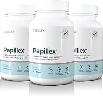 - Papillex Dietary Supplement Tablets All Natural Immune Support - Immunity Defense - Best Immune System Booster - Organic 60 Capsules Bottle (3 Pack)