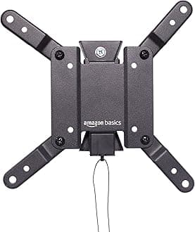 Amazon Basics TV Wall Mount Tilt VESA 7.9 x 7.9 inches (200 x 200 mm) Compatible with 12-40 inches (Black)
