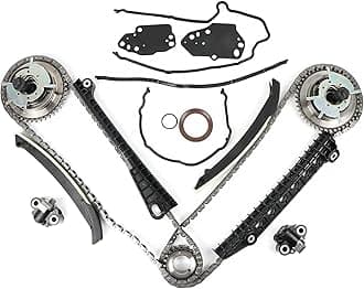 5.4L Engine Timing Chain Kit - Camshaft Phaser Repair Kit Fits for Ford 2004-2013 Expedition F-150 F-250 F350 Super,for Lincoln Mark Navigator Triton 5.4L 3V Engine Timing Chain Set