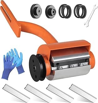 Log Peeler, Log Debarker Designed for Husqvarna and STIHL as Chainsaw Attachment, Efficient Wood Debarking Tool for Timber Processing, Work Gloves Included