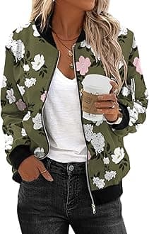 Zeagoowomens Women Womens Bomber Jacket