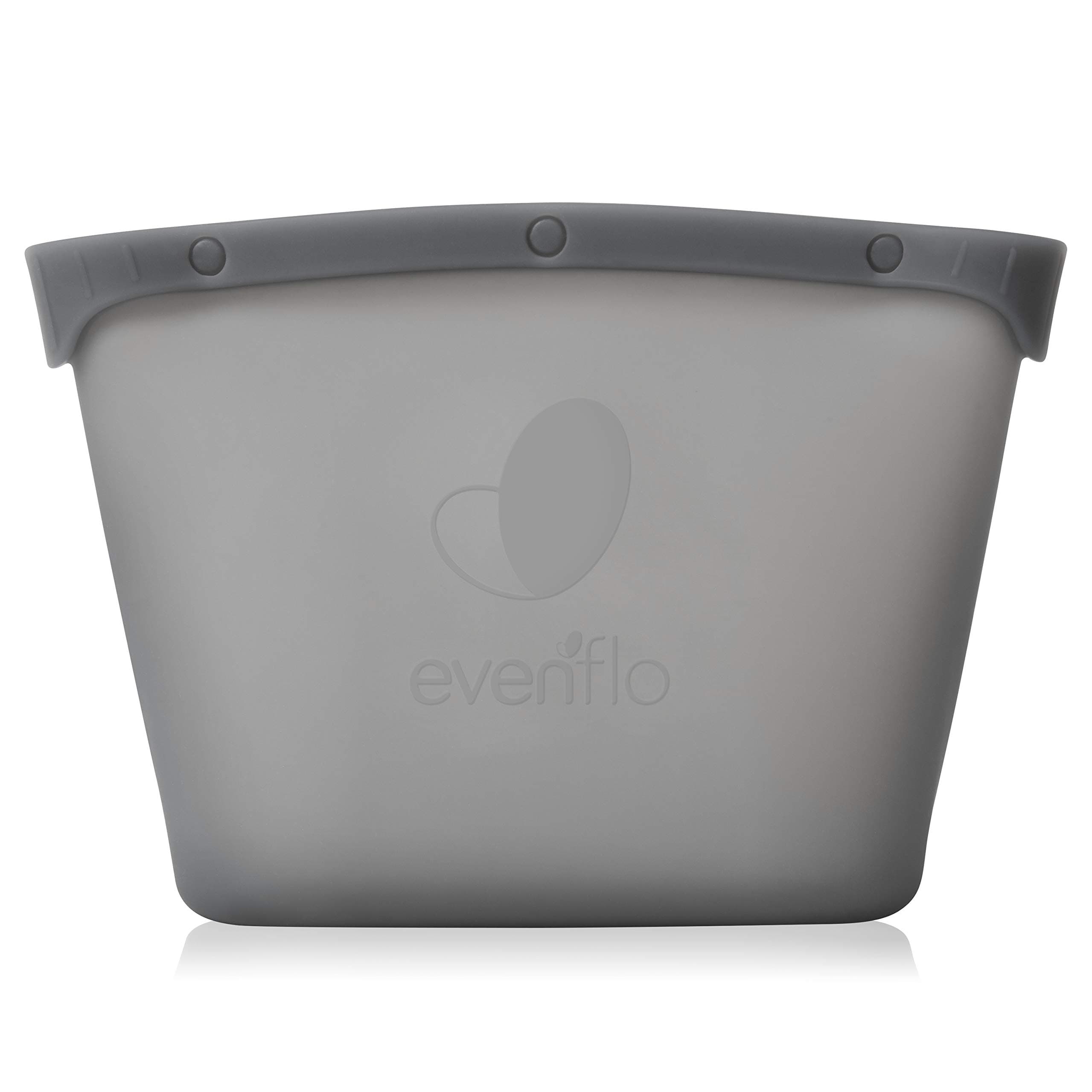 Evenflo Feeding Silicone Steam Sanitizing Bag, Grey