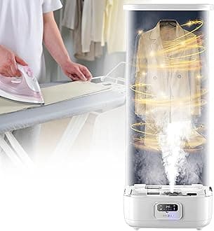 Automatic Ironing Machine,Portable Steam Drying Smart Machine,Ironing Clothes Folding Wrinkle Removal Machine with Remote Control