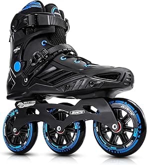Inline Skates for Men Women, 3 Wheel Roller Skates Blades for Male Female, High Performance Fitness Inline Speed Racing Skates for Adult and Unisex