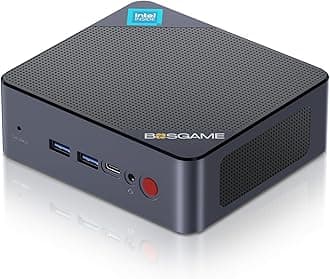 BOSGAME Mini PC B100, Intel Alder Lake N100 16GB DDR4 512GB SSD Mini Computers, Fully-Featured USB-C & Dual HDMI Support 4K Triple Display, 2.5G Ethernet, Dual Band Wi-Fi,Bluetooth 5.0