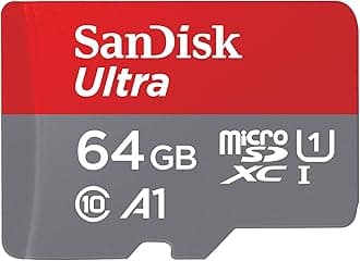 64GB Ultra microSDXC card for Chromebook + SD adapter up to 140 MB/s with A1 App Performance UHS-I Class 10 U1