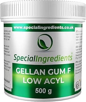 Gellan Gum Low Acyl 500g Premium Quality Powder Non-GMO, Gluten Free – Recyclable Container
