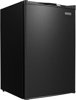 Upright freezer, 3.0Cubic Feet, Single Door Compact Mini Freezer with Reversible Door,Small freezer for Home/Dorms/Apartment/Office, Black