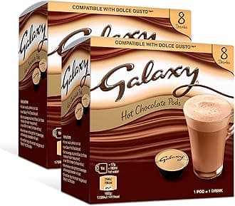 Galaxy Hot Chocolate Pods | 16 Servings - Dolce Gusto Compatible Capsules