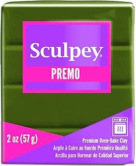 Polyform Premo Sculpey Polymer Clay 2 Ounces-Spanish Olive