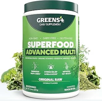 Advanced Multi Raw Superfood | Essential Blend of Raw Foods, Superfruits and Sea Vegetables Powder | Vegan | Dietary Supplement | Non GMO, Soy Dairy & Gluten-Free | Size 9.4oz