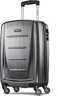 Winfield 2 - 20-Inch Hardside Luggage with 360° Spinner Wheels, TSA Lock, Airline Approved - Charcoal