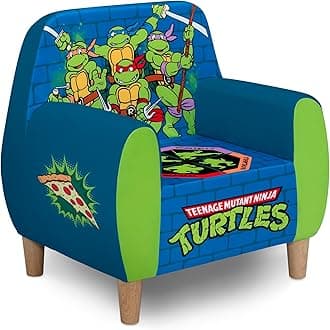 Delta Children Teenage Mutant Ninja Turtles Foam Chair for Kids, Green