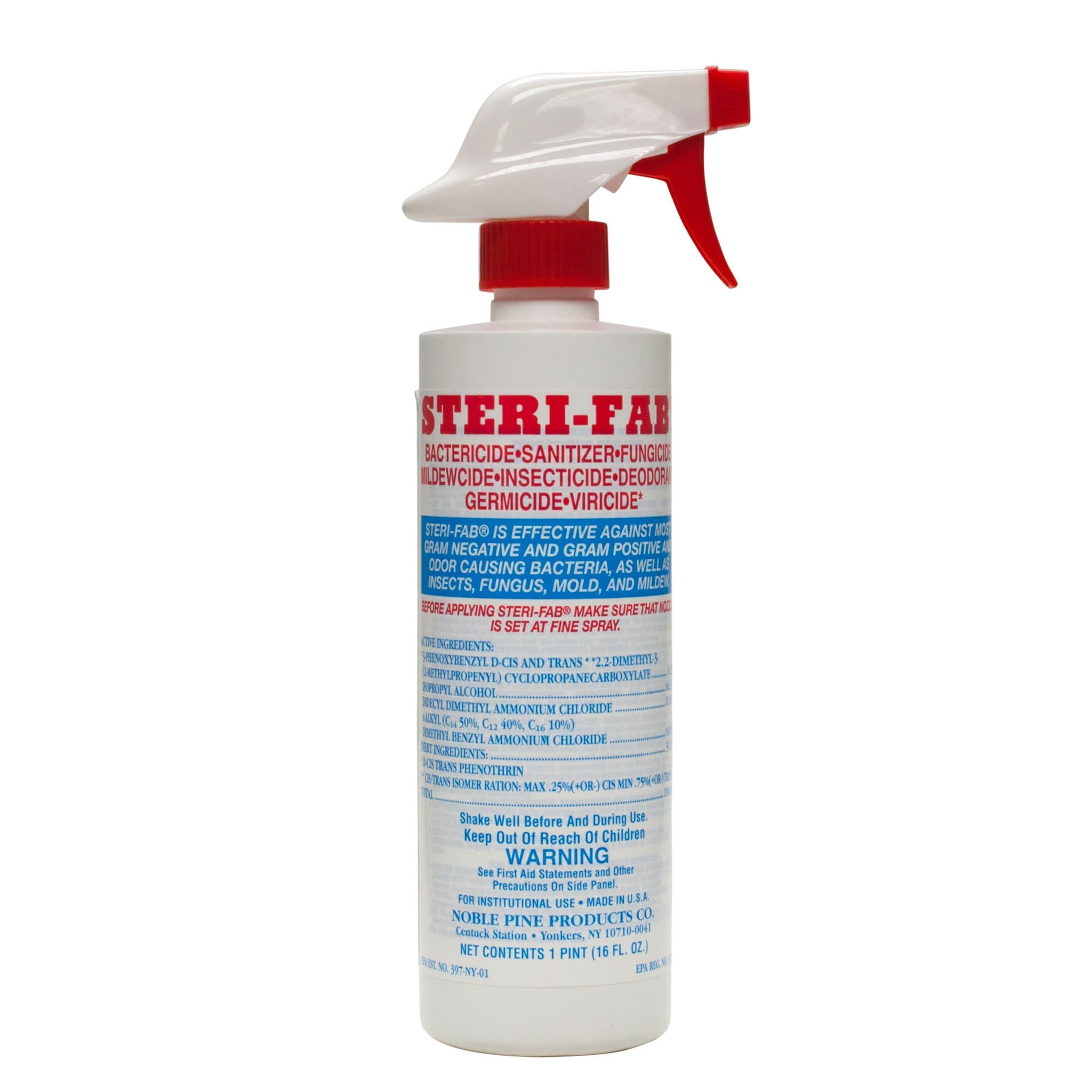 Noble Pine Sterifab Sanitizer Bed Bugs Pest Control One Case (12 16 oz bottles) by