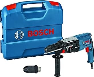 Bosch Professionalrotary hammer GBH 2-28 F (incl. Bosch SDS Plus SDS drill bit SET 5 pieces + lighter, in L-BOXX)