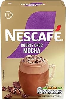 Mocha Double Chocolate Instant Coffee 7 Sachets, 100percent Responsibly Sourced Coffee Pack of 1