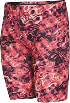 iSwim Jammer Swimsuit – Boys' Competitive Swim Shorts, Quick Dry, UPF 50+, Lined, Athletic Fit